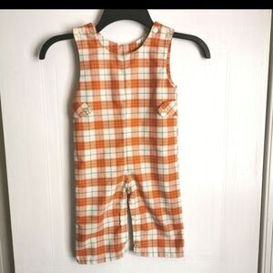 Vintage/Handmade plaid Jumpsuit size 12-18 m